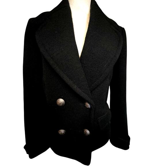 Armani Exchange Black Wool Blazer - Picture 1 of 6